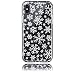 BRILA Case for iPhone X/XS, Crystal Clear Christmas Snowflake Pattern Design, Soft TPU Shockproof Case Compatible with iPhone X and XS 5.8"