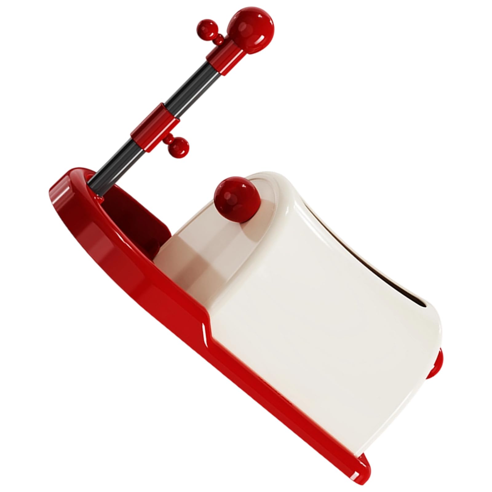 Jazuaiao Sleek Permanent Tissue Box Organizers, Removable Tray & Storage Compartment for Desk Countertop, Thin Polystyrene Tissue Distributor
