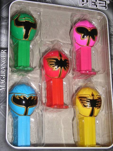 Amazon.co.jp: mini PEZ 魔法戦隊マジレンジャー 限定ミニペッツ