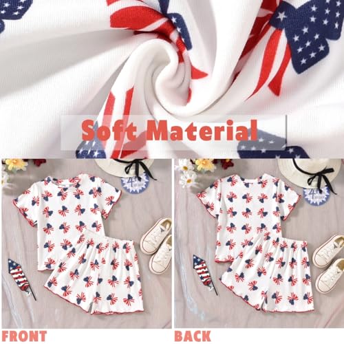 Image of Aalizzwell Toddler Girl 4th of July Clothes