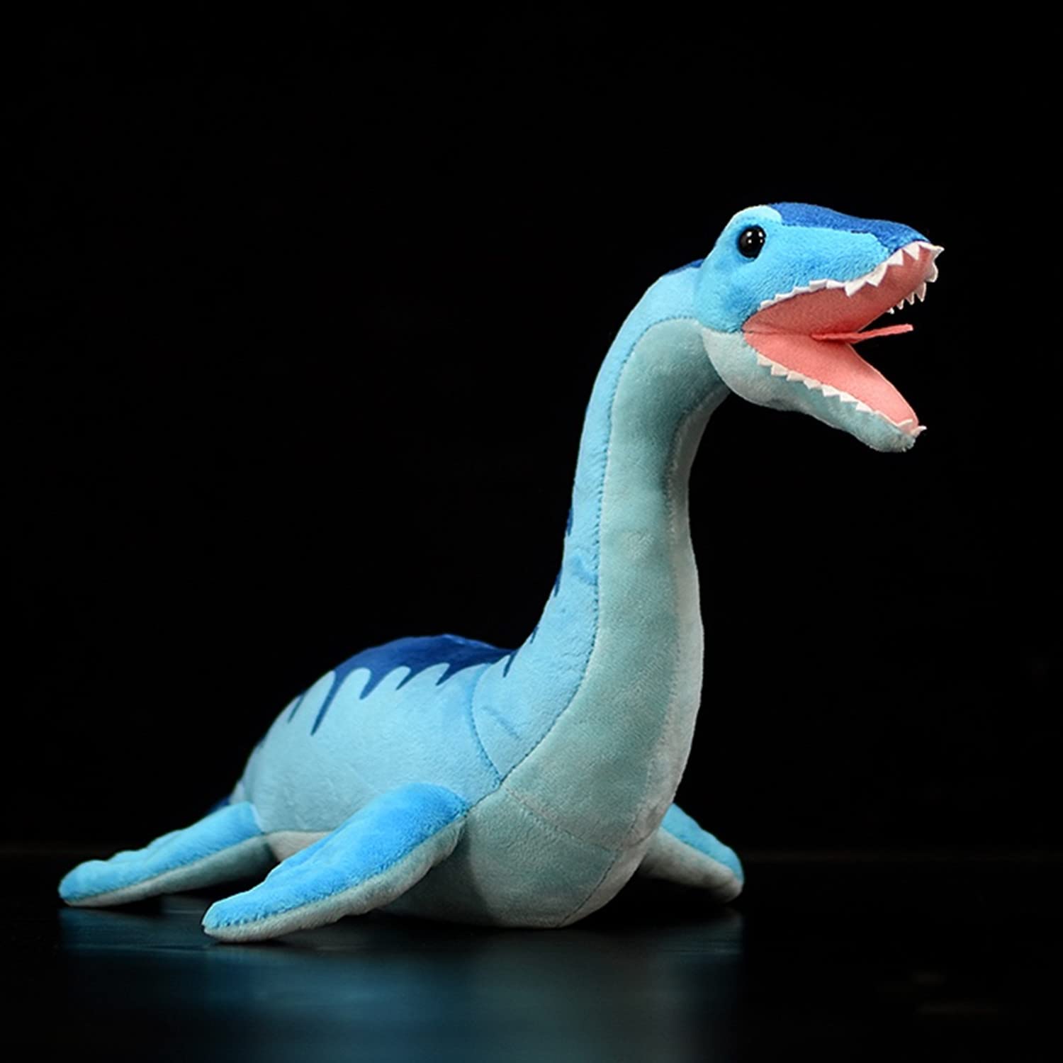 Tiny Heart Simulation Plesiosaur Plush Toy, 15 Inch Plesiosaur Dragon Stuffed Animals Realistic Doll Home Decor Collectibles Soft for Kids Boys