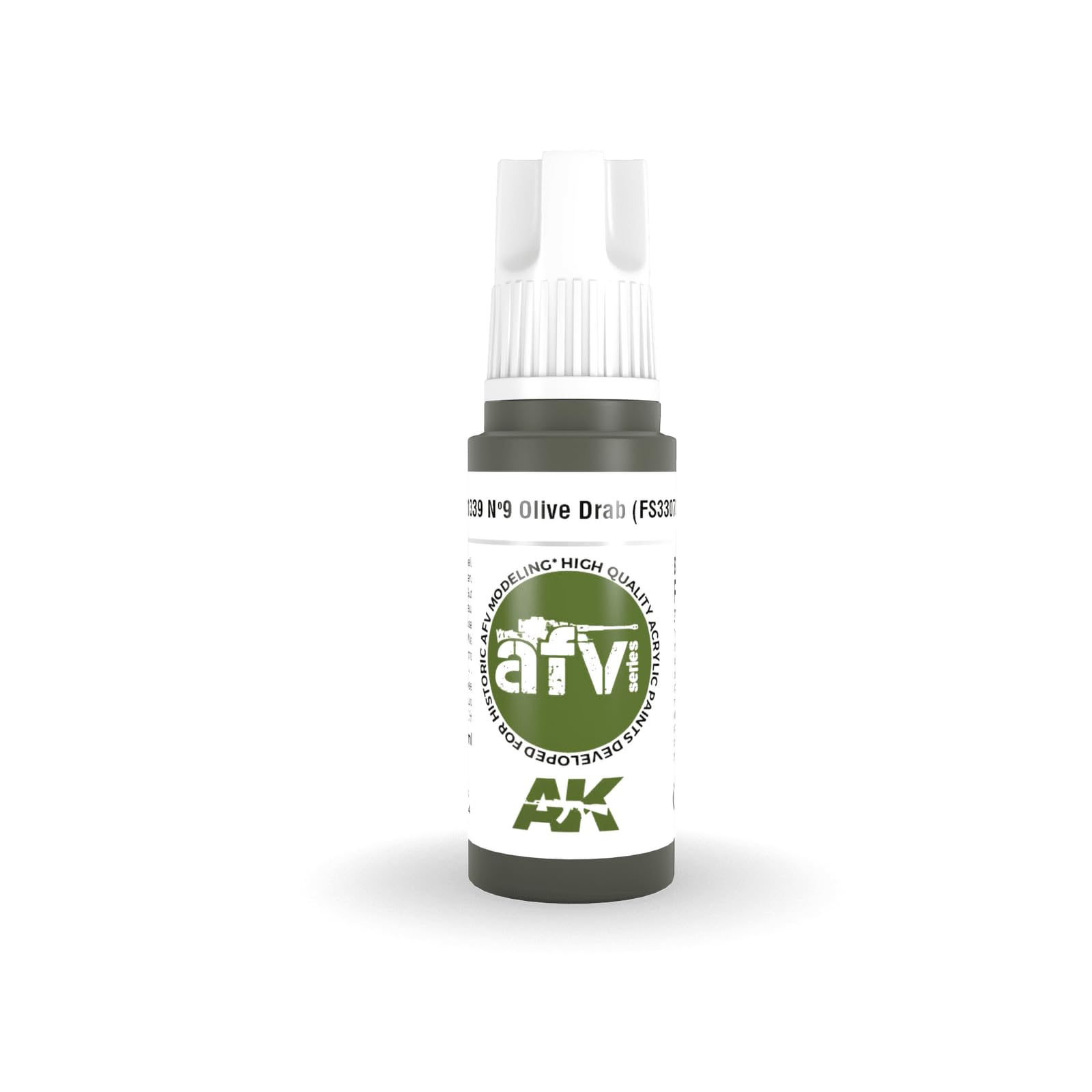 Ak Interactive Ak Acrylics 3Gen Afv Ak11339 Nr9 Olive Drab (Fs33070) (17Ml) 17Ml