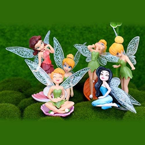 Haomian 202104141323012 6Pcs Set Miniature Fairies Figurines Accessories thumb #5