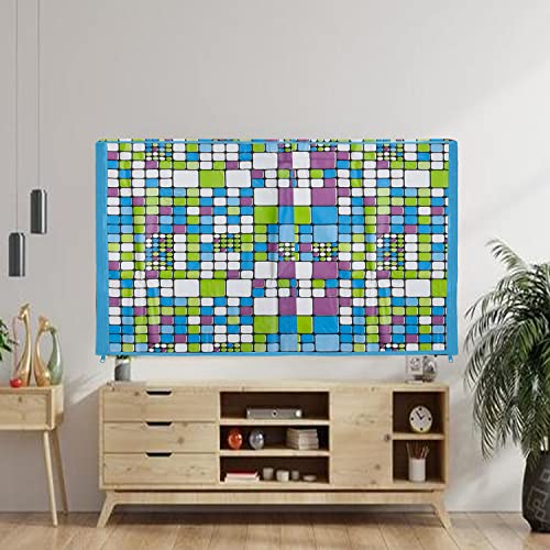 Image of Transparent LCD /LED T.V Protector Cover with Zipper Enclosure for 26 Inch Suitable for All Major Brand & Model (Color-Green, Size-25.5.3x17 Inches)