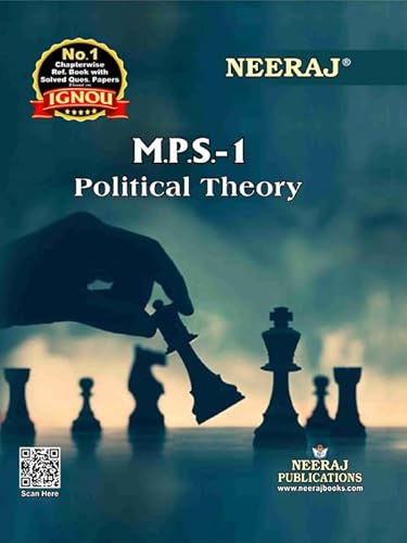 NEERAJ MPS-1 Political Theory- English Medium,for MA- IGNOU - Chapter Wise Help Book / Guide including Many Solved Sample Papers and Important Exam Notes– Published by Neeraj Publications