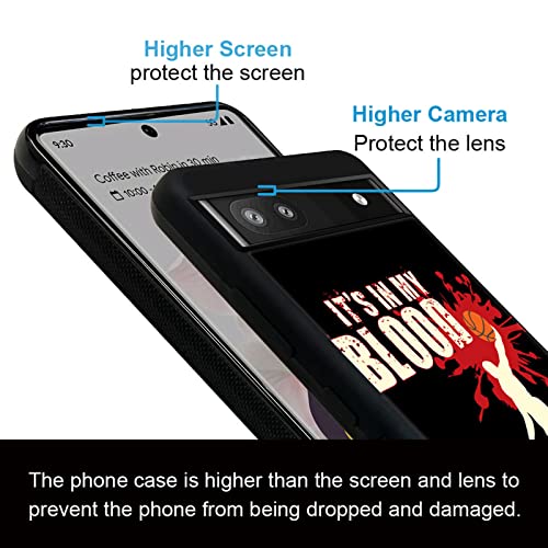 CARLOCA Google Pixel 6A Case, Basketball Graphic Design, Shockproof & Anti-Scratch Drop Protection - image 5