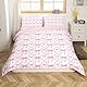 Homewish Bowknot Aesthetic Bettwäsche Rosa Schleifen 135x200 Kinder,Kawaii Schleife Bettbezug Set für Teenager Mädchen Prinzessin,Modern Fantasie Mädchenzimmer Dekor Bettwäscheset 2 Teilig Microfaser