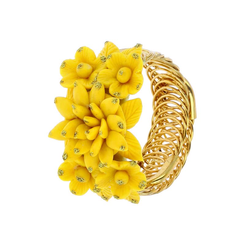 YOU & YOURS KADDA/BANGLE Handmade Artificial Flower Jewellery for Women/Girls - Image 2 thumbnail