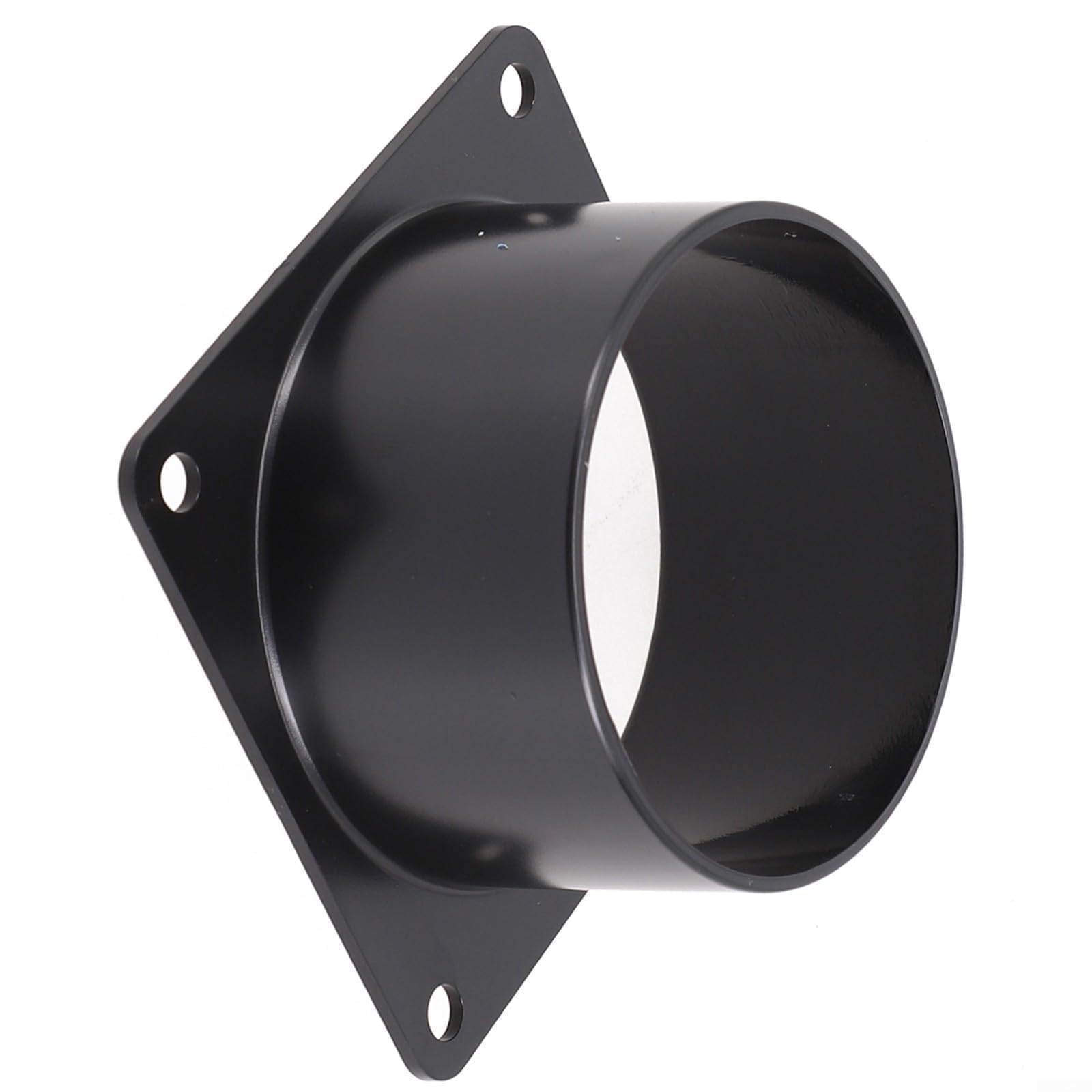 Connettore per condotto dell'aria in plastica, flangia per pannello e parete, connettore dritto per riscaldamento e raffreddamento, raccordi per tubi del di ventilazione (75 mm)