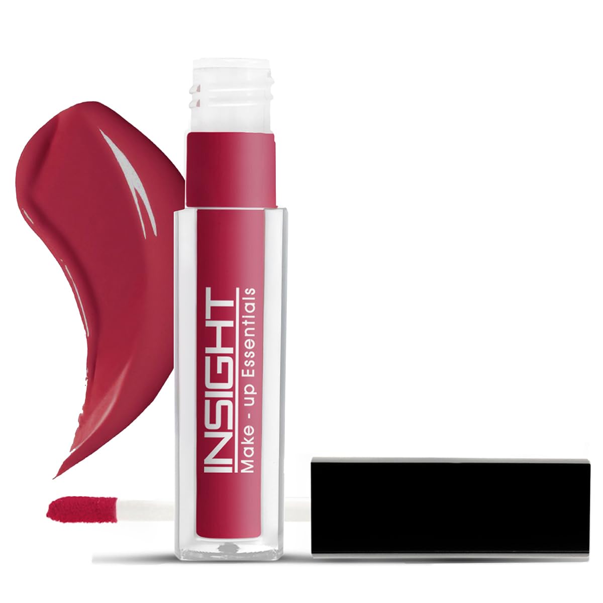 INSIGHT Non Transfer Liquid Lipstick- Cocoa Plum| Waterproof| Matte Finish| Transfer & Smudge Proof| Lightweight| 12 Hr Wear| Highly Pigmented 4 ml