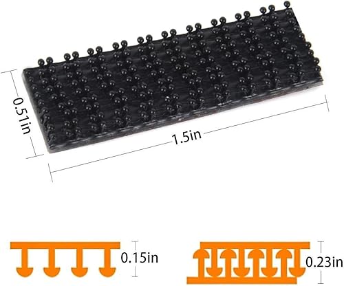 Vista 12 de EZ Pass/IPass/IZoom/SunPass Tiras de montaje 4 piezas (2 juegos), tiras adhesivas de doble bloqueo (4)