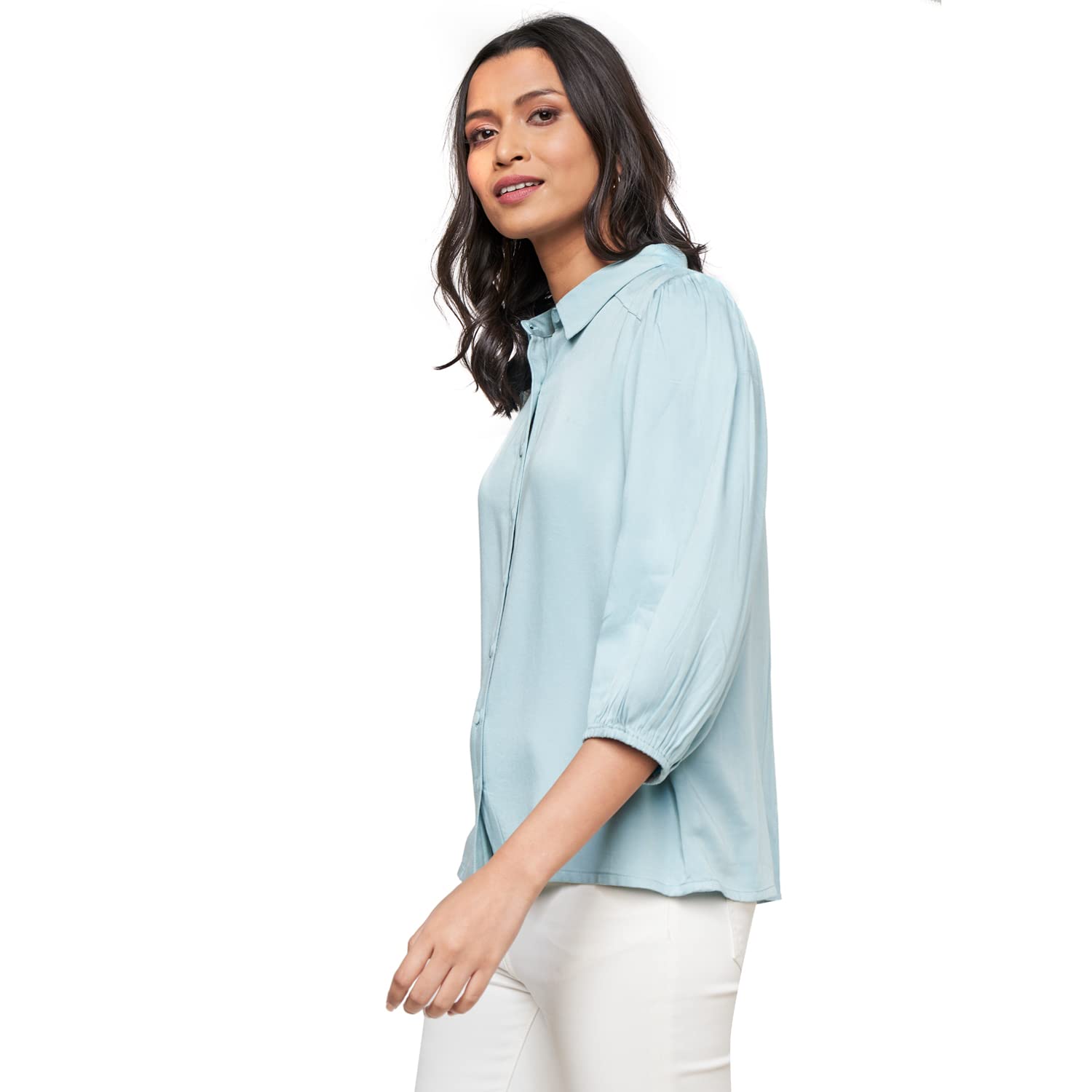 AND Womens Regular Fit Shirt (EE23AB003TVS_SAGE Green 10) (B0BQN4CFPT) Amazon Price History, Amazon Price Tracker