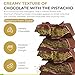 Chobella Dubai Chocolate Bar Pistachio, 4 Pieces Boxed Milk Premium Pistachio Dubai Chocolate with Shredded Phyllo Dough, Viral Knafeh Chocolate Candy Bar with Pistachio Cream and Kataifi Filling 4 x 20g (Total 80g / 2.82 oz), Gift Box