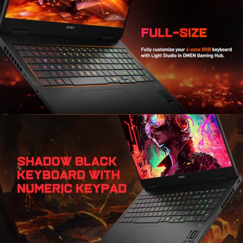 Image of HP OMEN 16 inch Gaming Laptop with Intel Ultra 9 285H & RTX 5070, 64GB + 2TB