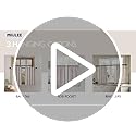 MIULEE Red Kitchen Curtains 24 Inch Length 2 Panels, Soft Thick Linen Textured Semi Sheer Light Filtering Short Cafe Tier Curtains for Small Half Window Back Tab Rod Pocket Christmas Decor