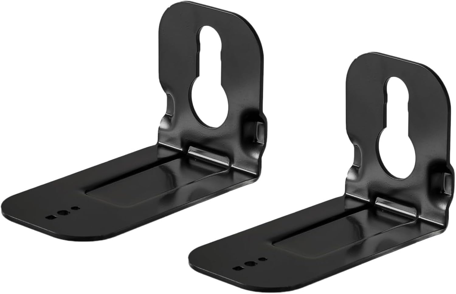 Compatible with LG/HW-N950/HW-S40T/HW-S41T/HW-S60T/HW-T400 Holder Wall Mount Stand Accessories with Integrated Cable Management, Smart Home Speaker Accessories Rack (Black) 2 Pieces