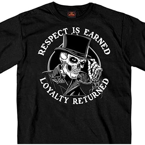 Hot Leathers Men's Respect Top Hat T-Shirt Cover