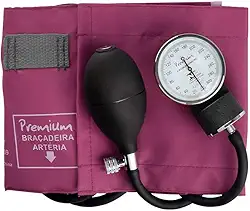 Esfigmomanômetro em Nylon Vinho Premium
