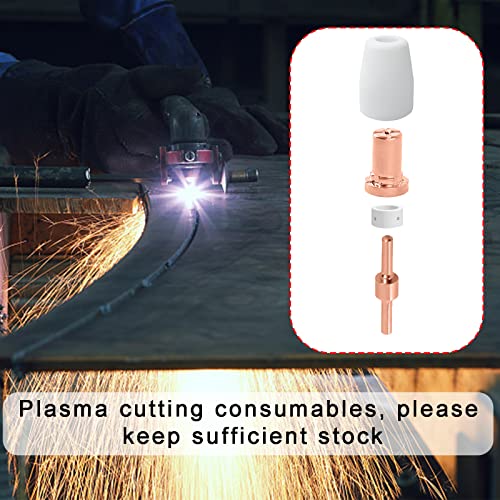 Plasmasnijder Parkside mondstuk verbruiksmaterialen Parkside Tip plasma-mondstuk elektrode tip mondstuk verbruiksmateriaal voor Cut 30 40 50 - Afbeelding 6
