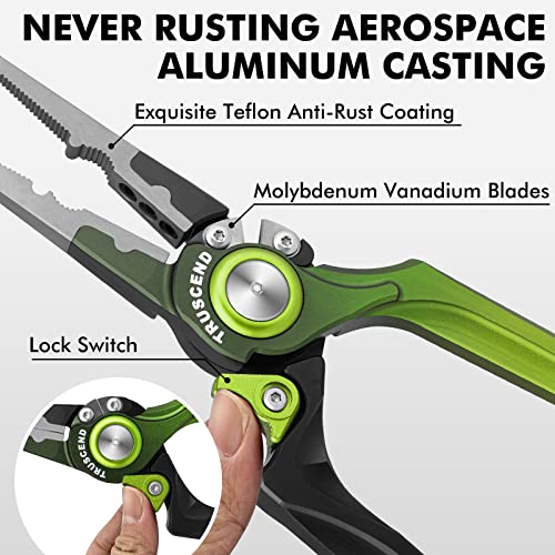 Truscend Fishing Pliers Saltwater with Mo-V Blade Cutter - Image 2
