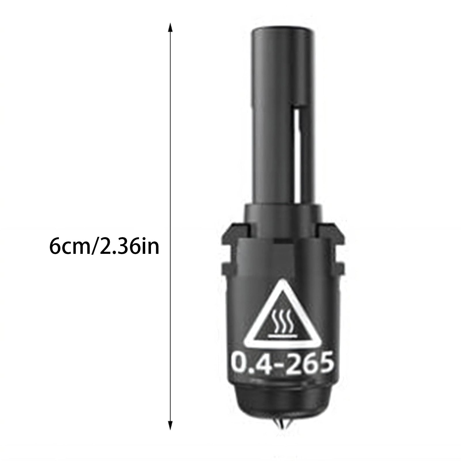Generisch Boquilla de repuesto para impresora 3/4 3D Adventurer, 0,4 mm, resistente al calor hasta 265 °C, accesorio de mantenimiento fácil de cambiar, boquilla de recambio fácil