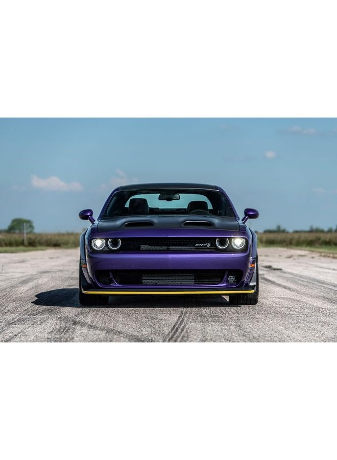 bpa Hennessey Challenger Srt Hellcat Eye Wall Art Canvas 70x47x3.5Cm Multicolor