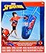Spiderman Spider-Man Inflatable Bop Bag & Bop Gloves Set Kids Punching Bag with Gloves, Freestanding Superhero Blow Up Bouncing Boxing Bag for Exercise, Durable Heavy Duty Indoor and Outdoor - 34.5