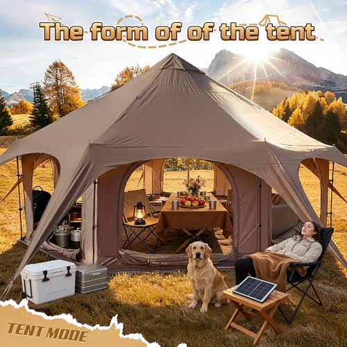 WildFinder 16.5ft Canvas Bell Tent