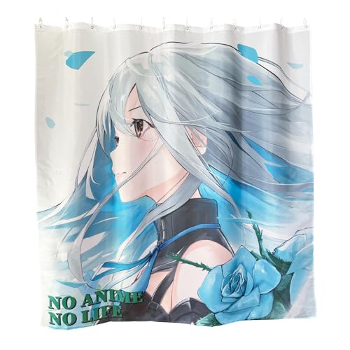 TOKYO ART NO Anime NO Life Shower Curtain Liner - Japanese Anime Design, 71 x 71 inches (a4)