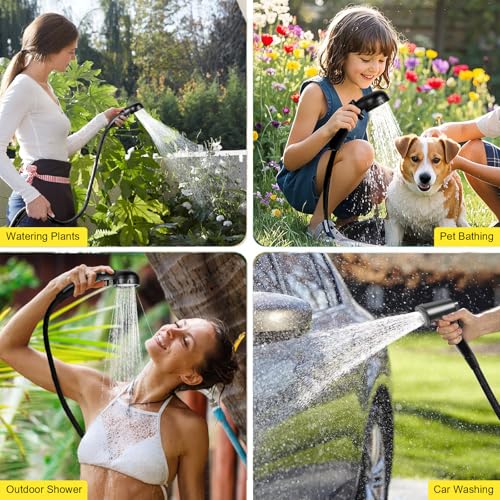 Pop Up Tent with Rechargeable Shower