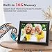 SAMMIX Digital Picture Frame 10.1 Inch WiFi Digital Photo Frame Electronic, IPS Touch Screen, 16GB, Tabletop&Wall-Mounted, Share Photos and Video with Uhale App, Birthday Gifts for Mom Women