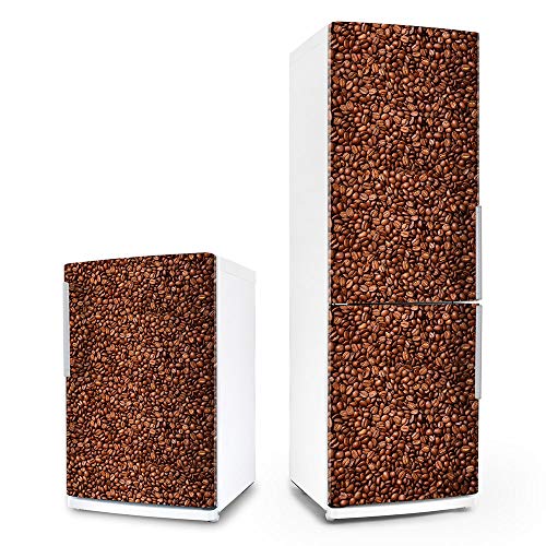 posterdeluxe Kühlschrank- & Geschirrspüler-Folie - Kaffeebohnen - Dekorfolie Aufkleber Klebefolie Front Kaffee Cover