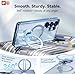 CASEKOO Sky Blue Glossy for Samsung Galaxy S26 Ultra Case [360° Spin Magnetic Stand][Fit for MagSafe][18FT Military-Grade Protection] Slim Durable Hand-Polished Frame Galaxy S26 Ultra Case 6.9