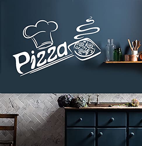 Vinyl Wall Decal Pizza Italian Restaurant Pizzeria Italy Food Kitchen Interior Stickers Mural Large Decor (Ig5681) #TOP4