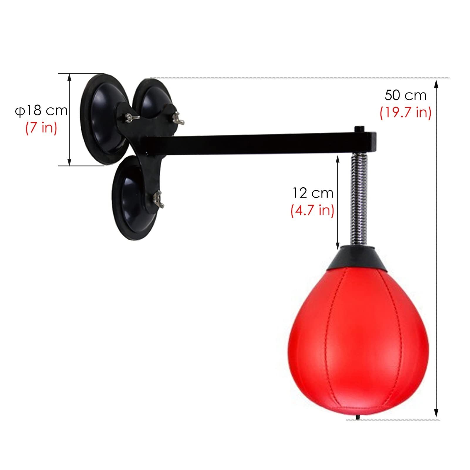 ESTINK Punching Ball de Vitesse -Sac de Frappe -Réglable Avec Gants de ESTINK Punching Ball de Vitesse -Sac de Frappe -Réglable Avec Gants de