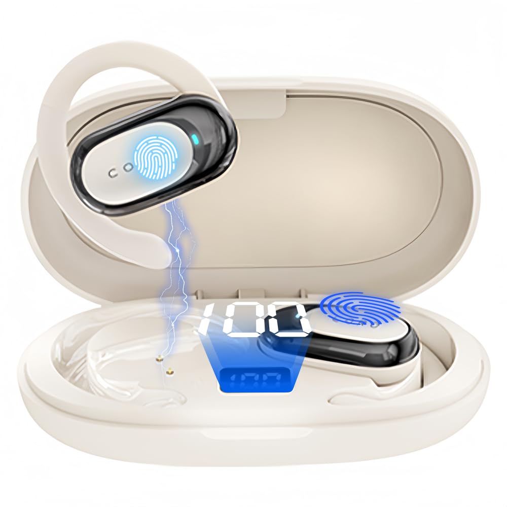 Amazon.co.jp: Bluetooth5.3 ワイヤレスイヤホン 空気伝導 耳を塞が