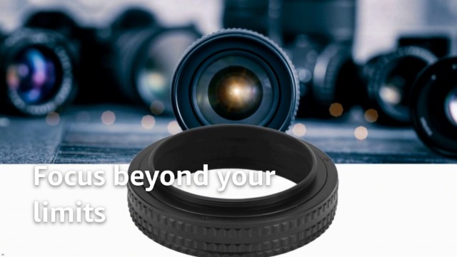 Amazon.com: M65 to M65 Lens Macro Helicoid Adapter, 17-31mm Macro