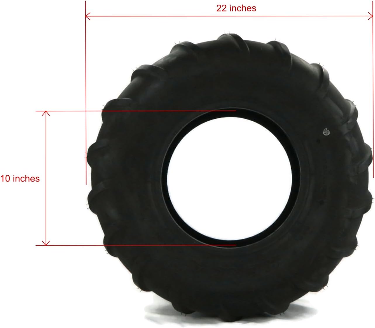 Set Of 2 OTR 22 MAG 22x11x10 4 ply Bar Tread Tire Replaces Grasshopper 482483