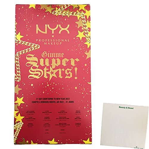 NYX Calendario de Adviento 'Gimme Super Stars!' (1 unidad) + bloque usy