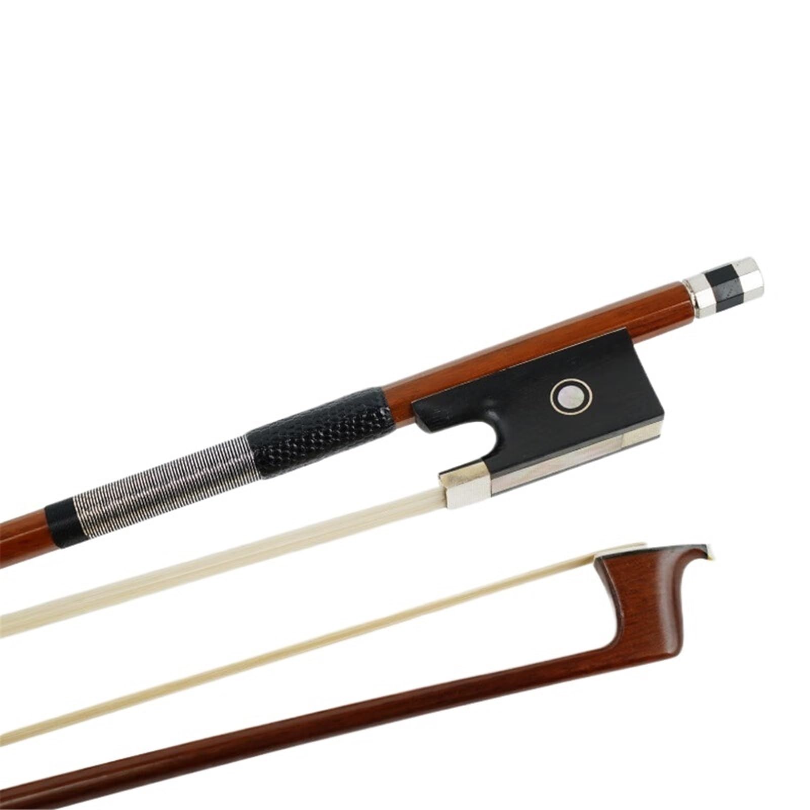 Archet De Violon Pour Pratique Archet De Violon 3/4 En Bois De Santal Vert Brésilien(1/4)