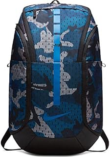 Nike Hoops Elite Hoops Pro Basketball Camo Backpack Gym (Blue/Black/Signal Blue)