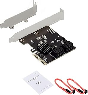 Wertygh 4-Port Hard Multifunctional Portable Card Adapter Card Pcie X4 Supports Raid 0/1/10 Sata3 Disk Ssd Card Adapter