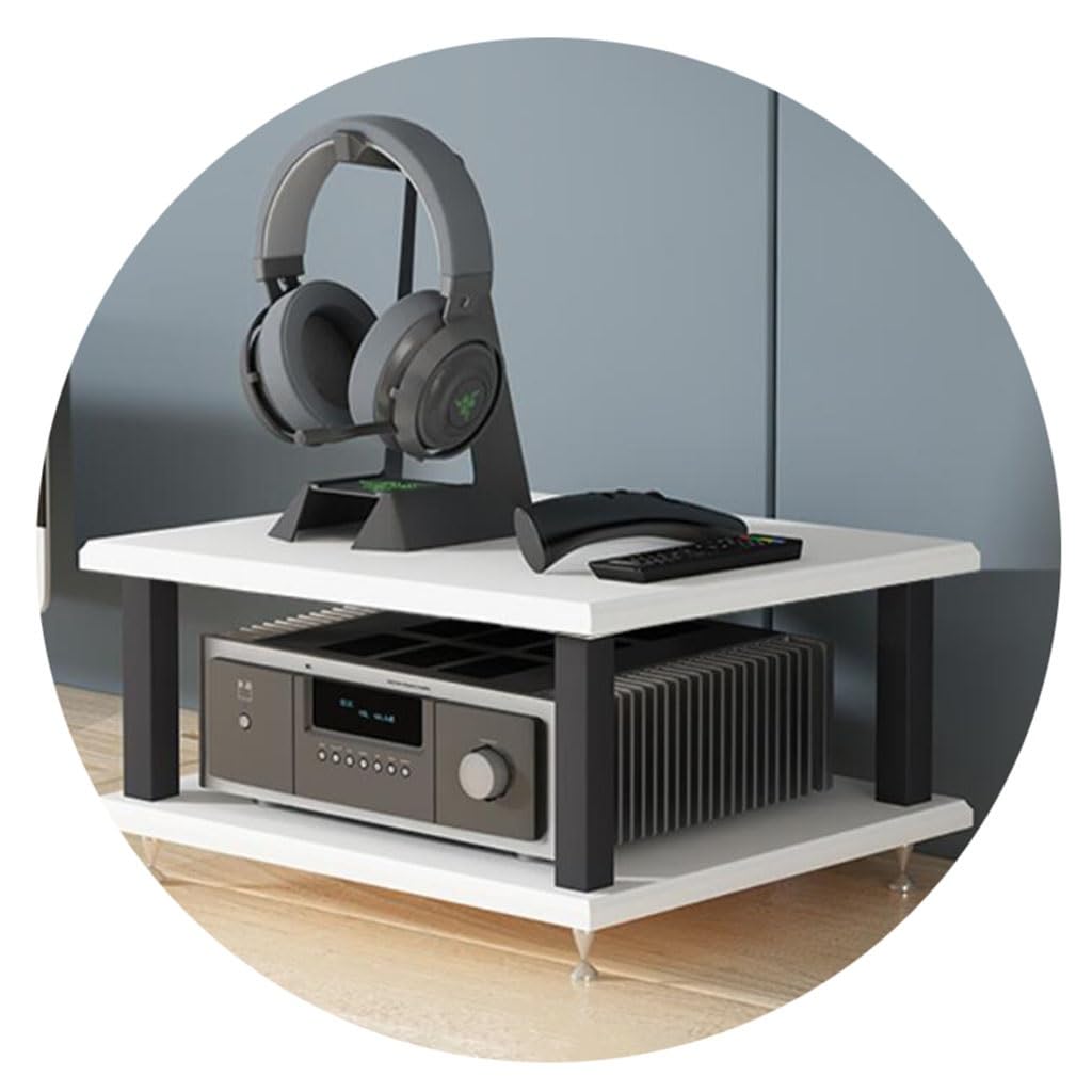 Wielopoziomowa szafka audio HiFi – 4-poziomowy stojący stojak na płyty AV, stojak rozrywkowy, idealny dla audiofilów i entuzjastów muzyki