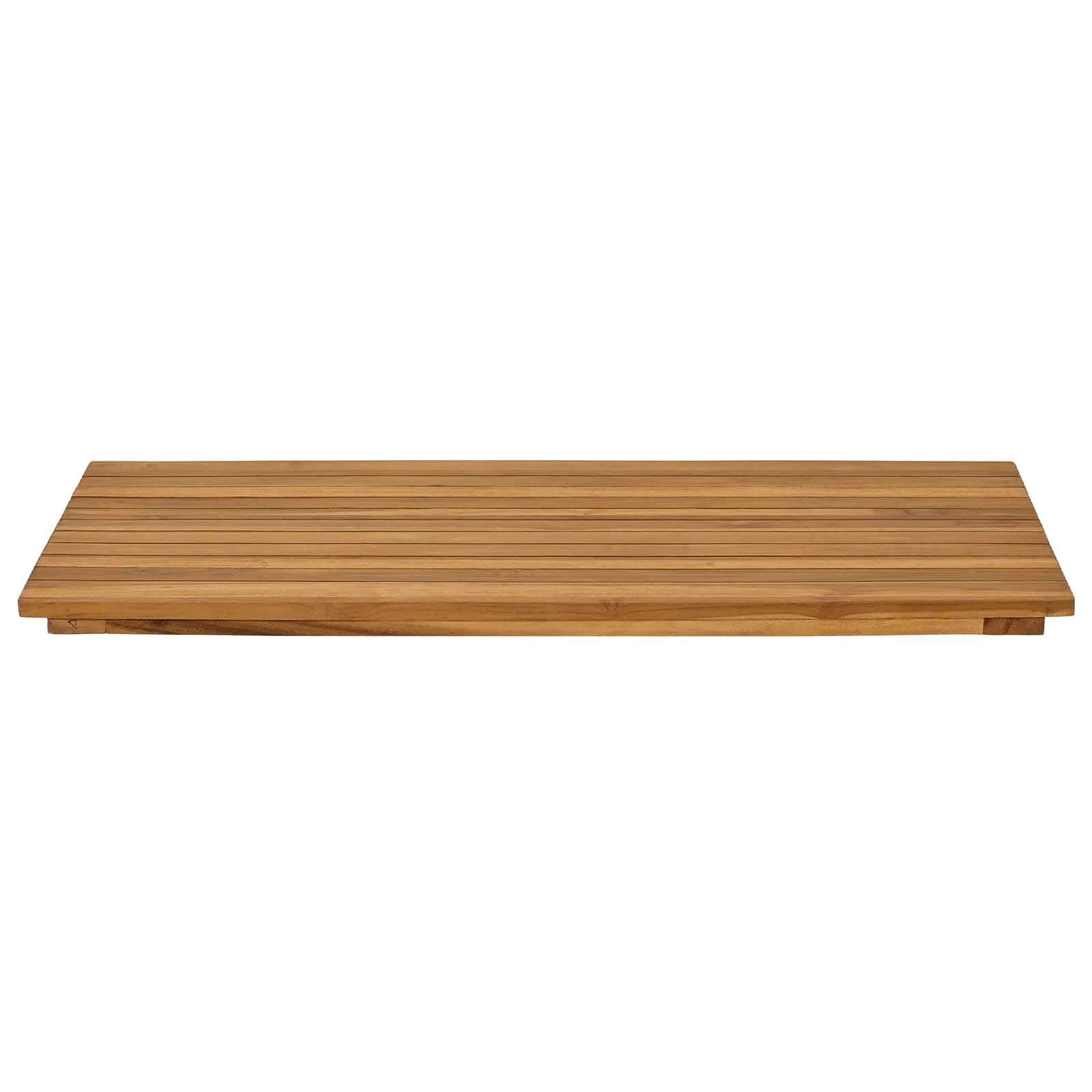 Fengshui Plateau de table 90 x 45 x 3,5 cm en teck massif
