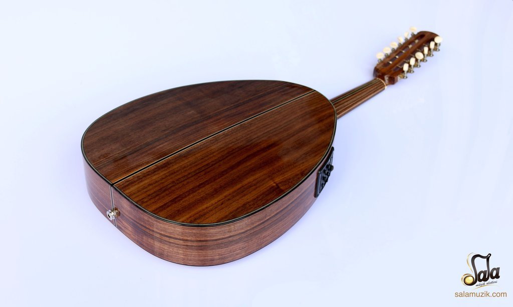Turkish Professional Half Cut Electric Oud Ud String Instrument OUDE #4 - Image 9