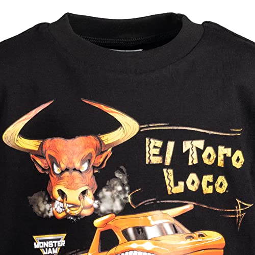 Image of Monster Jam Boys' Athletic 2-Piece T-Shirt and Shorts Set Toddler to Big Kid