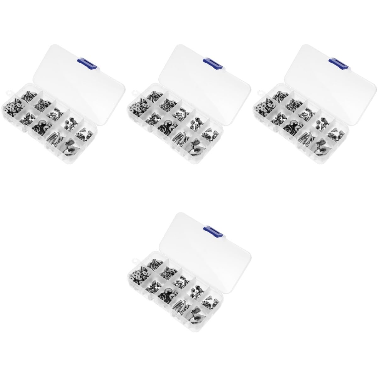 Lurrose Diy Punk Nieten Set Alloy Spikes Für Kleidung Taschen Und Schuhe Einfache Installation Und Langlebige Dekoration Für Leder Und Textilien