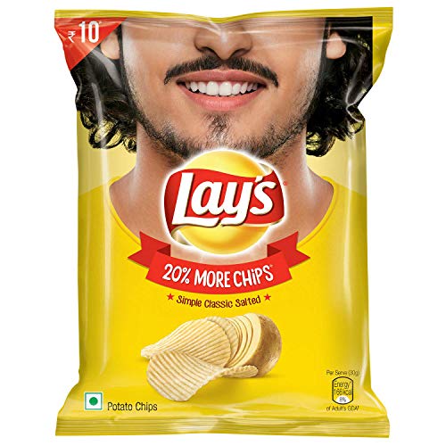 Lays Potato Chips - Simple Classic Salted - 30 gm Pack