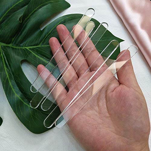 30 palitos acrílicos reutilizables para tartas, paletas acrílicas de neón para hornear en casa, aperitivos saludables, helados, pasteles, dulces (transparente, 4.72 pulgadas)