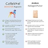 CollaVital® Dog Booster Typ2 Kollagen 40 Kapseln - Gelenkpulver aus bioaktiven Kollagen Hydrolysat - Geschmacksneutral - bioaktive Kollagenpeptide - Protein Booster - Arthrose - für den Hund